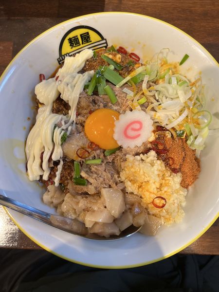 「汁なし麻婆①900円」@麺屋まるいちの写真