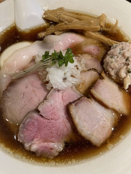 「特製醤油そば」@麺処 篠はらの写真