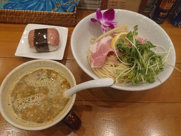 「スープカレーつけ麺スパムＳＥＴ（１１５０円）」@麺屋 Hulu-luの写真