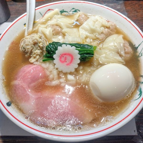 「限定ニボクラシックワンタン」@らぁめん小池の写真