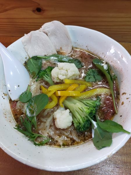 「あっさりトマトラーメン(朝ラー限定)」@らーめん 波の花の写真
