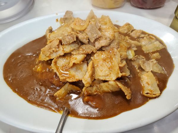 「焼き5倍」@スタミナカレーの店 バーグ 弥生町店の写真