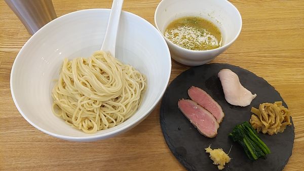 「白味噌山椒つけそば」@中華そば きなりの写真