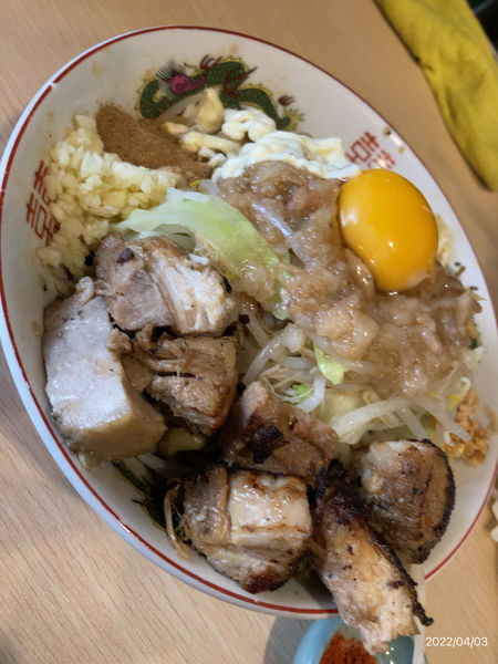 「汁なし（７５０円）」@自家製麺 まさきの写真