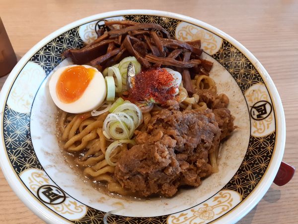 「煮干し油そば」@どうけん 新百合ヶ丘マプレ店の写真