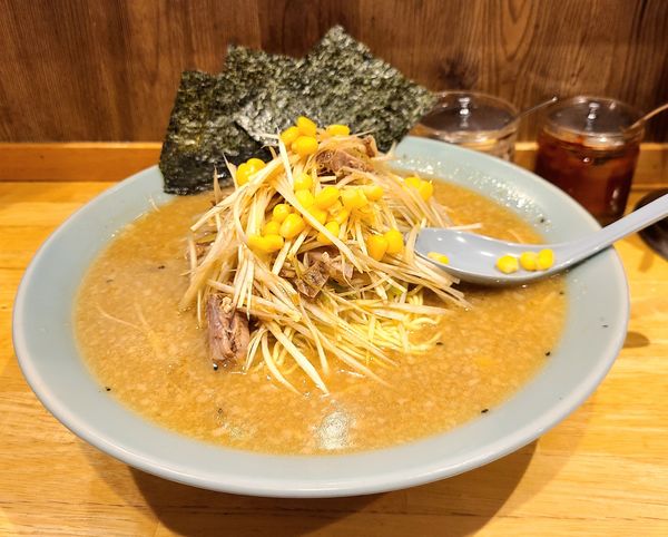 「味噌ネギラーメン+大盛」@ラーメンショップ椿 新治店の写真