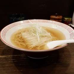 かけそば　煮干し（塩）