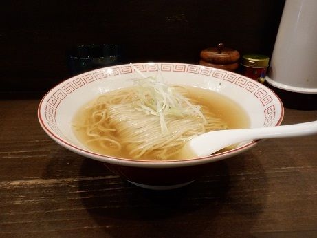 「かけそば　煮干し（塩）」@麺屋 誠栄の写真