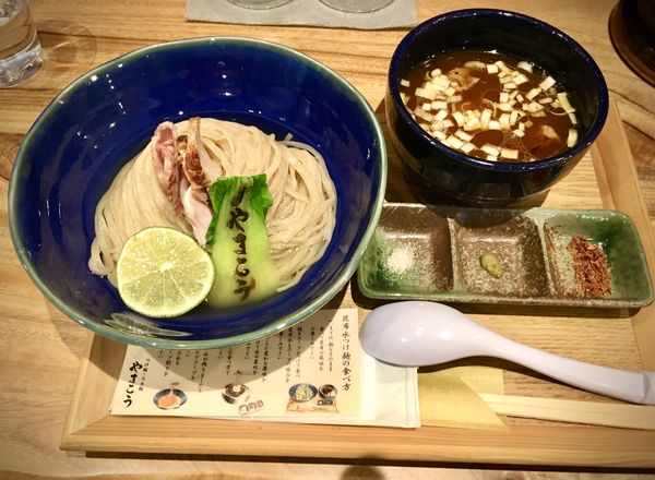 「昆布水つけ麺(900¥)」@つけ麺 らぁ麺 やまこうの写真