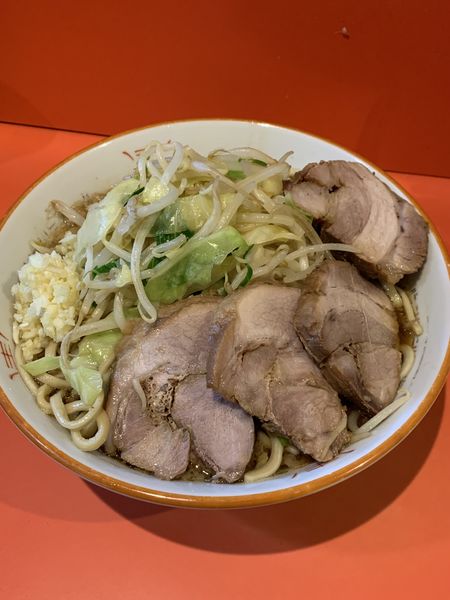 「豚入りラーメン」@ラーメン二郎 仙川店の写真