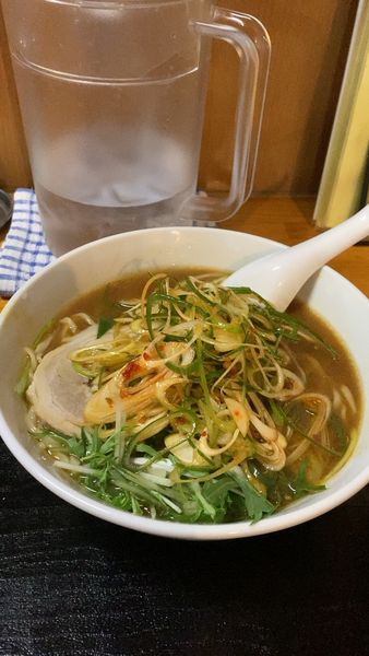 「ネギ味噌ラーメン850円」@自家製ラーメン 菊屋食堂の写真