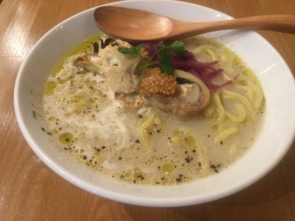 「カリフラワーポタ(¥1,000)」@鶏ポタラーメン THANK お茶の水の写真