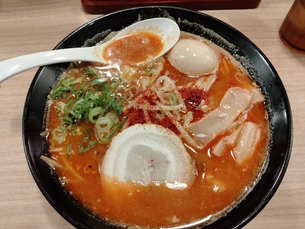 「辛味噌ラーメン（大辛）」@威風 青山店の写真