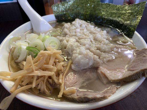 「ラーメン＋ニンニク」@手打ち中華そば 酒田の写真