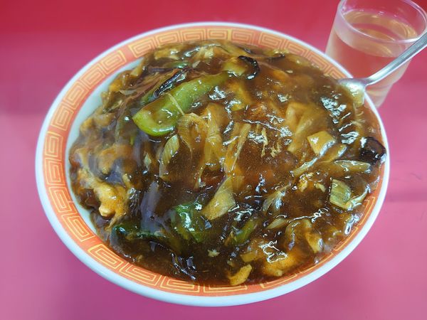 「カレー丼カツのせ」@ふあんてんの写真