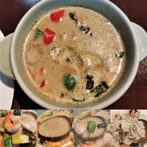 「グリーンカレー(土日祝ランチセット)　1235円」@クロープクルアの写真