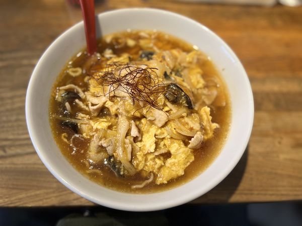 「木耳玉子麺900円」@中華屋 啓ちゃんの写真