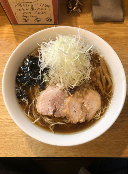 「ねぎらーめん大（￥850）」@麺処 あずきの写真