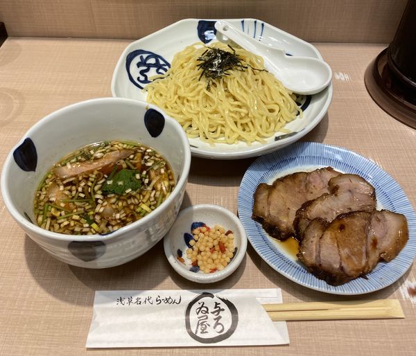 「ざるらーめん・ちゃーしゅー付き¥1000」@与ろゐ屋の写真