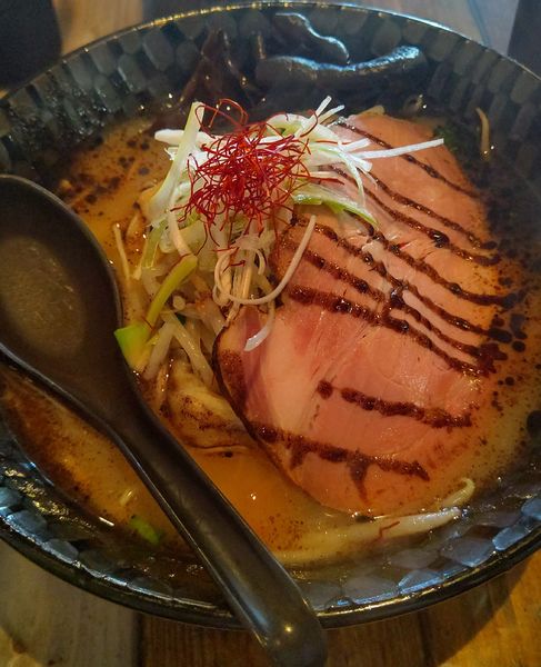 「塩タンメン(鶏そぼろ丼、鶏キムチ丼)」@麺屋 燦鶴の写真