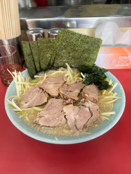 「ネギチャーシュー醤油　ネギ　海苔」@ラーメンショップ 牛久結束店の写真