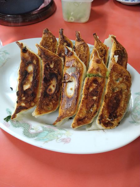 「餃子　中10個500円」@えちごやの写真