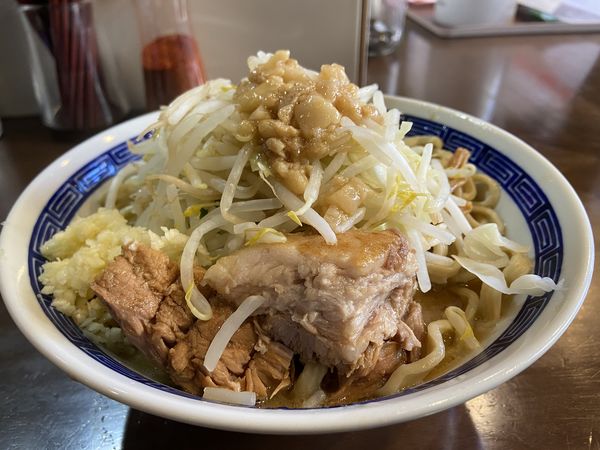 「ラーメン（ﾆﾝﾆｸ ｱﾌﾞﾗ）」@ラーメン ゼンゼンの写真