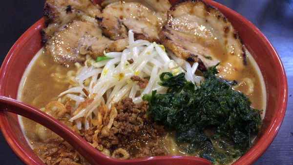 「北海道味噌炙りちゃーしゅー」@麺場 田所商店 本店の写真