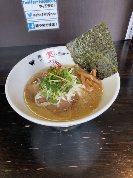 「鯛煮干しらーめん 850円」@麺や 笑 ~Sho~の写真