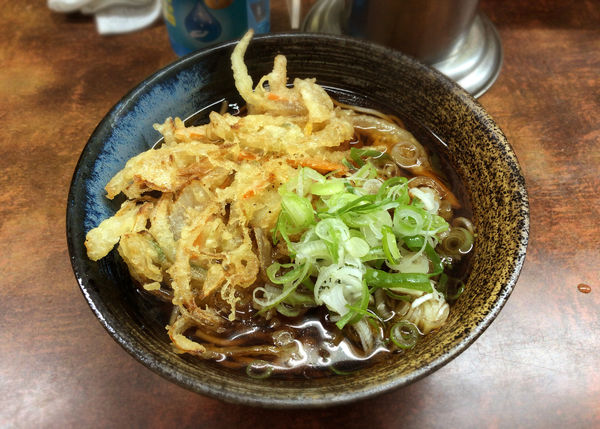 「かき揚げそば(450円)」@そば処 寅さんの写真