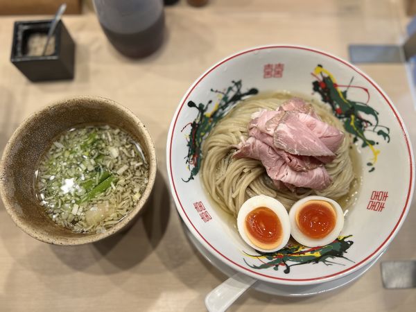 「ちょっとずつ鰹昆布水つけめん(200g)1150円」@つけめん金龍の写真