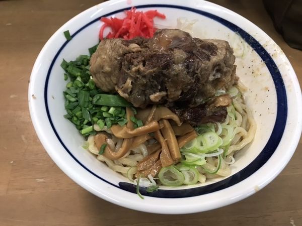 「卯月の一杯　和牛の油蕎麦(和牛テール尾元)」@MENYA 食い味の道有楽の写真