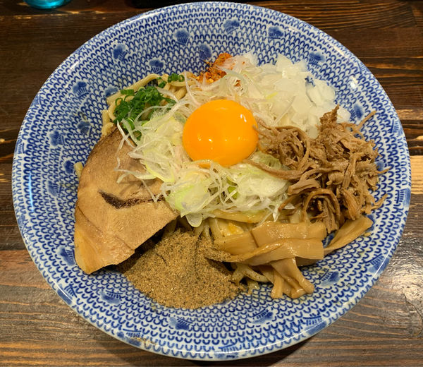 「汁なしそば+半ライス ￥850+￥100」@麺や 蒼 AOIの写真