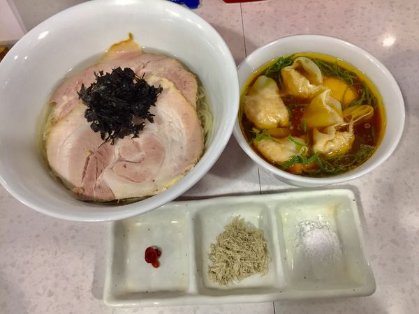 「【限定】特製昆布水醤油つけ麺【1500円】」@ラーメン星印の写真