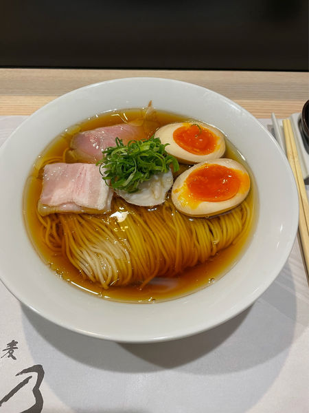 「味玉醤油そば」@清湯醤油 ほし乃の写真