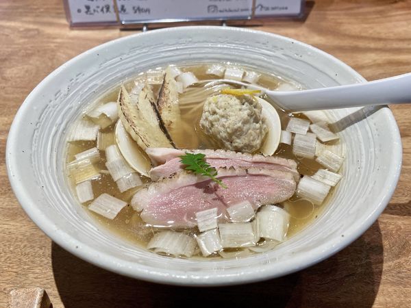 「黒ラベル→〆張鶴→田酒→獺祭＋なめろう＋焼豚皿＋鴨雲丹＋拉麺」@三鷹らーめん酒場 SALの写真