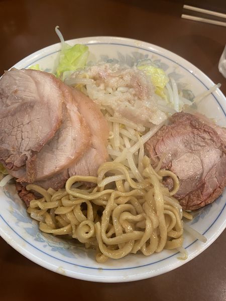「らーめん肉増し1000」@らーめん陸の写真