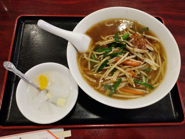 「ニラレバ―そば（770円）」@広州厨房の写真