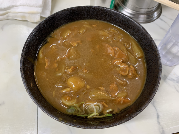 「カレーそば(450円)」@大和屋の写真