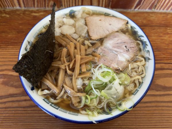 「中華そば（小盛）身入り」@ケンちゃんラーメンの写真