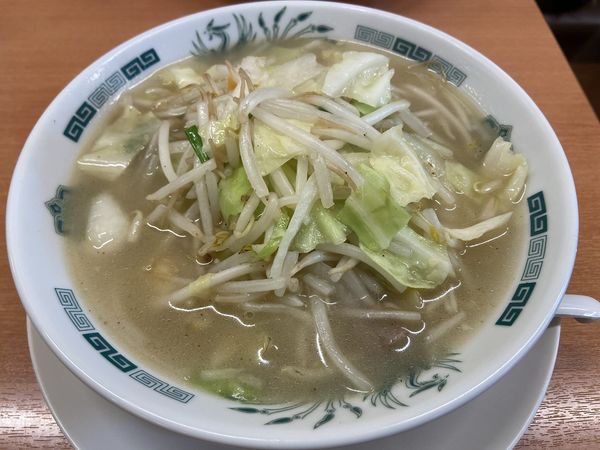 「野菜たっぷりタンメン」@日高屋 稲荷町店の写真