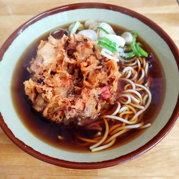 「げそ天そば並(¥480)」@そば谷の写真