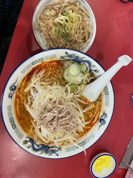 「しお辣椒ラーメンランチ」@らーめん EAGLEの写真