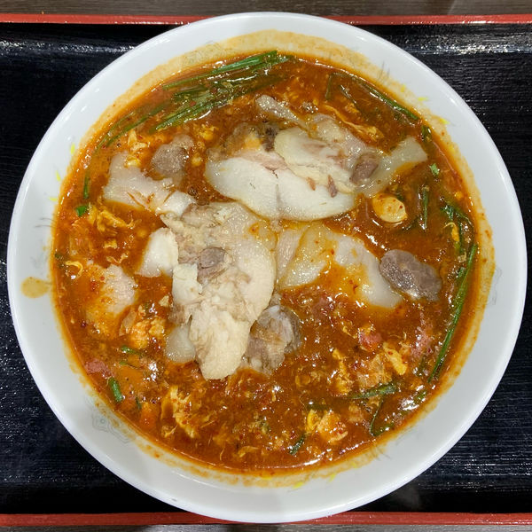 「カレ麺レディース（800円）かしらチャーシュー（300円）」@辛麺屋 桝元 都城五十市店の写真