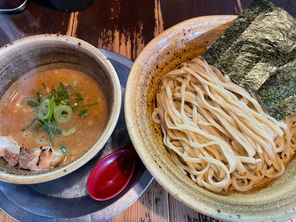 「ベジポタ海老つけ麺」@夜鳴き軒の写真