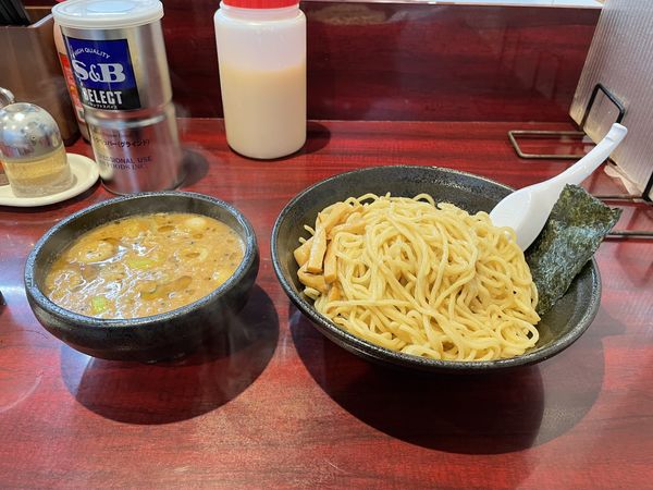 「味噌つけ麺」@こってりらーめん なりたけ 本八幡店の写真
