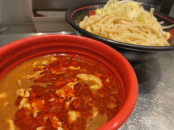 「紅つけ麺」@麺創研 紅 府中の写真