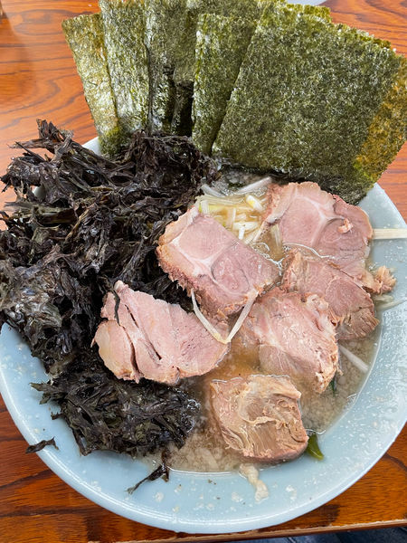 「ネギチャーシュー　のりトッピング」@ラーメンショップ 牛久結束店の写真