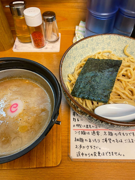 「濃厚つけ麺 中盛」@つけめん処 あすなろ食堂の写真
