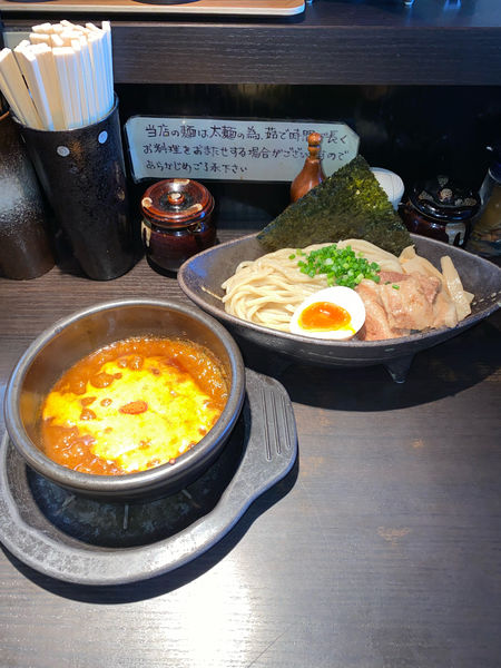 「濃厚辛つけ麺大盛¥1,060円」@つけめん まぜそば 麺喰の写真
